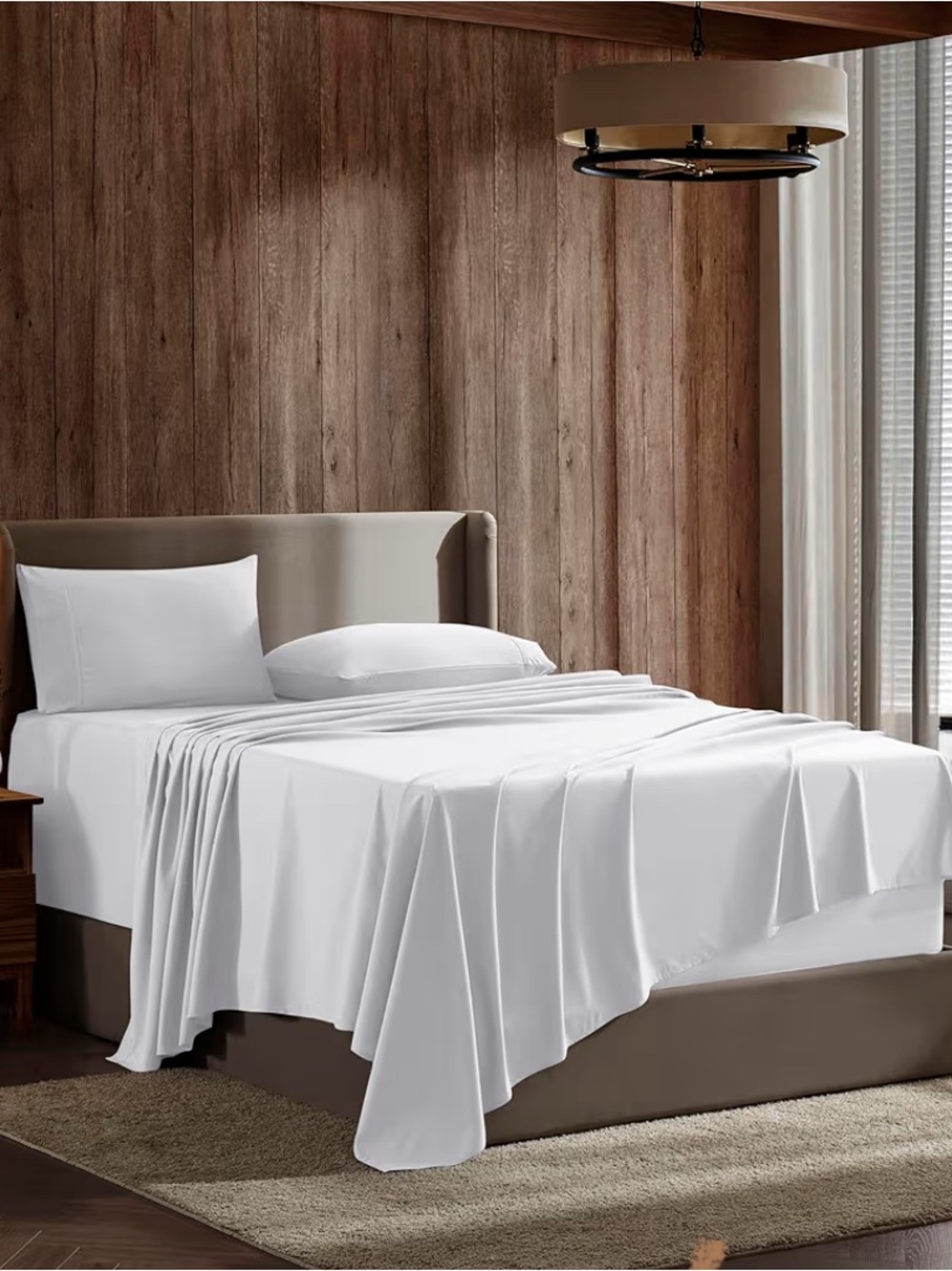 Nestl King Sheet Set - Bed Sheets - off White - 6 Piece Deep
